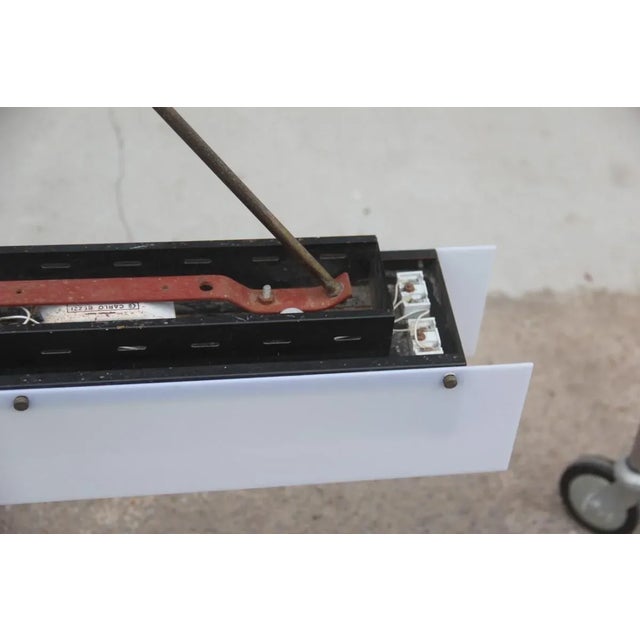 Mid-Century Acrylic Glass &amp; Brass Pendant, 1950s For Sale - Image 10 of 15