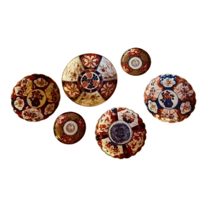 Curated Collection of Antique Japanese Imari Plates - Mid 19th to Early 20th Century