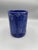 Late 20th Century 1996 Signed Studio Pottery Cobalt Blue Religious Symbolic Vessel For Sale - Image 5 of 7