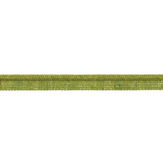 Schumacher Eubie Lip Cord Indoor/Outdoor Trim In Leaf For Sale