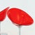 Mid-Century Red Acrylic Glass Swivel Eros Lounge Chair by Philippe Starck for Kartell, Italy, 1990s For Sale - Image 13 of 16