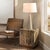Cube Side Table, Dripped Resin Artisans craft these tables using a dripping resin technique that produces dramatic...