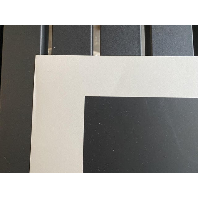 1970s Erwin Heerich, Abstract Composition, 1973, Original Serigraph on White Cardboard For Sale - Image 5 of 15