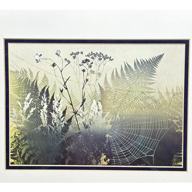1960s "The Web" by Elton Bennett – Framed Offset Lithograph For Sale In Portland, OR - Image 6 of 8