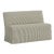 Stoffer Home x Cloth & Company Lindy Dining Banquette Slipcover in Jane Stripe Laurel For Sale