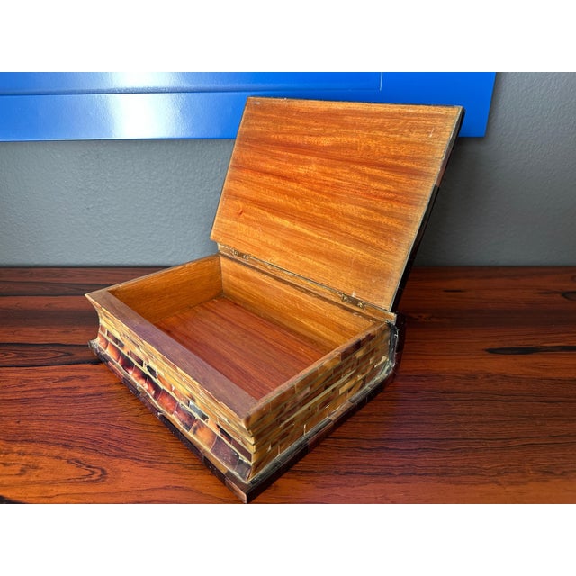 Tessellated Horn Jewelry Box For Sale - Image 12 of 12
