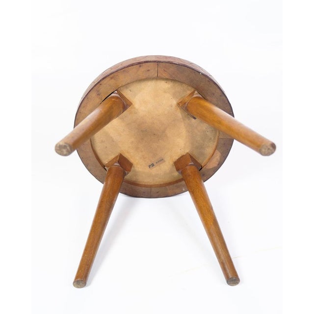Stool with Carvings of Farmer with Alpaca, 1940s For Sale - Image 9 of 11