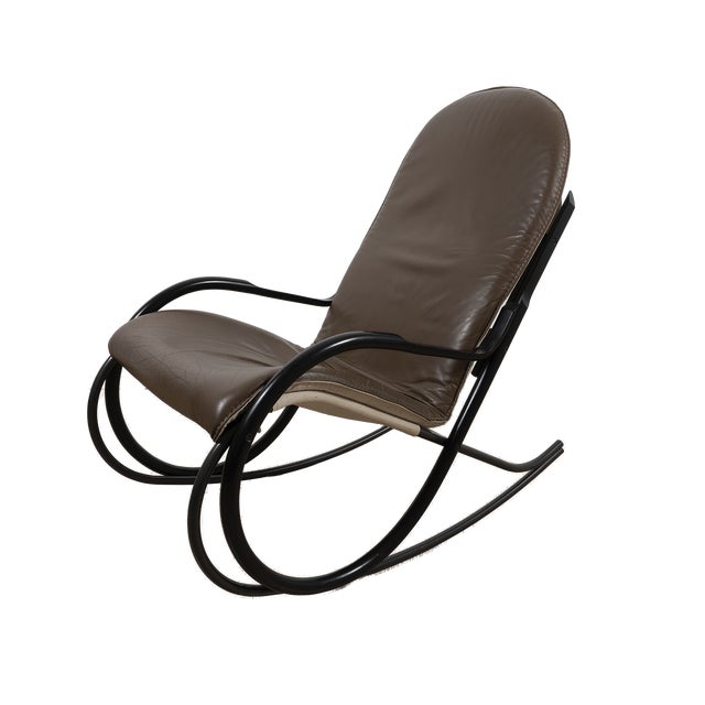 Vintage Nonna Rocking Chair by Paul Tuttle for Strässle For Sale - Image 9 of 9