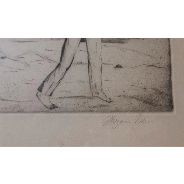 Selbstmörder - Original Etching and Drypoint by Magnus Zeller - 1919 1919 For Sale - Image 3 of 4