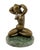 Metal Modern Brown Patinated Bronze Caryatid Sculpture For Sale - Image 7 of 8