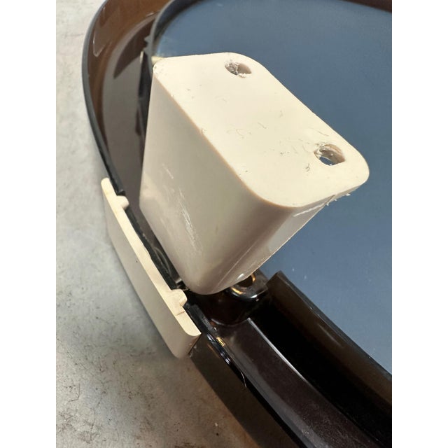 Vintage Tilting Mirror in Smoked Acrylic Glass, 1970s For Sale - Image 6 of 14