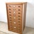 Ten-Drawer Museum Specimen Cabinet With Butcher Block Top For Sale - Image 4 of 17