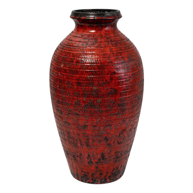 20th Century German 'W. Germany' Ceramic Vase For Sale