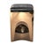 Art Deco "Lacrima" Bar Stool With Bronze and Stainless Steel Details For Sale - Image 3 of 7