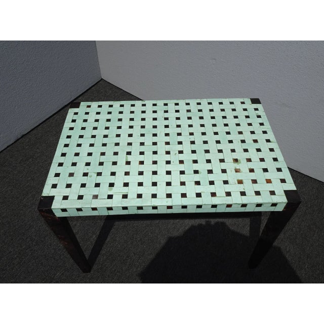 Designer Carlo Pessina Stone and Mother of Pearl Coffee Table For Sale In Los Angeles - Image 6 of 12