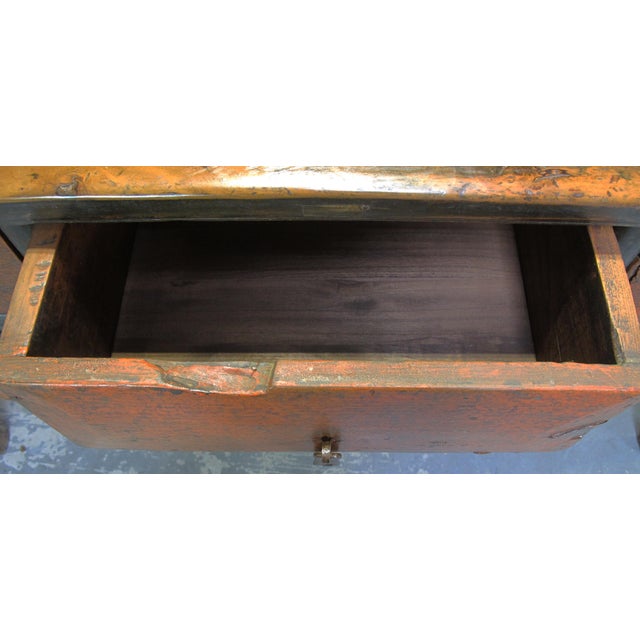 Antique Chinese 72" Long Apothecary Cabinet For Sale - Image 9 of 12