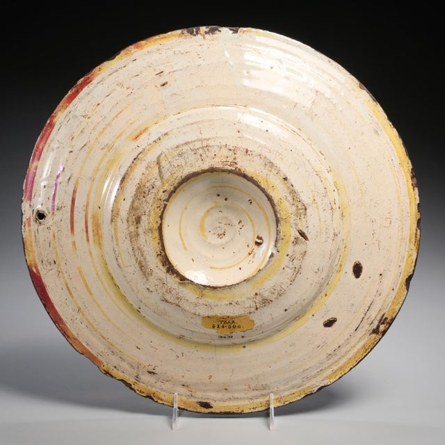 Hispano-Moresque Ceramic Charger, 16th Century Glazed Pottery For Sale In Tampa - Image 6 of 8