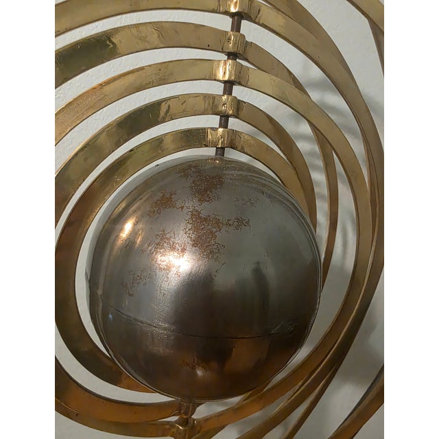 Late 19th Century Late 19th Century Copernican Armillary Sphere Brass and Steel For Sale - Image 5 of 10