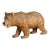 Large Vintage Wooden Strolling Bear Handcarved Ca. 1930s, Brienz For Sale