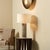 Viper Table Lamp, Truffle Etched Glass The deliciously serpentine base of this supremely chic table lamp consists of...