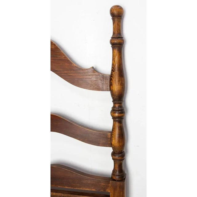 French Fir Headboard for Queen Size Bed, 1940s For Sale - Image 10 of 12