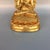 Late 20th Century Gilt Brass Tsongkhapa Seated Religious Sculpture, Buddhist Altar Statue For Sale In Los Angeles - Image 6 of 9