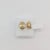 White Diamond Earrings in 14K 2 Tone Gold - A Pair For Sale - Image 4 of 5