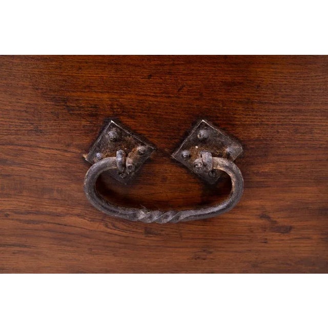 Antique Baroque Wooden Chest, 1781 For Sale - Image 16 of 18