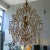 Regency Italian Gilded Chandelier with Crystal Glass, 1960s For Sale - Image 6 of 16