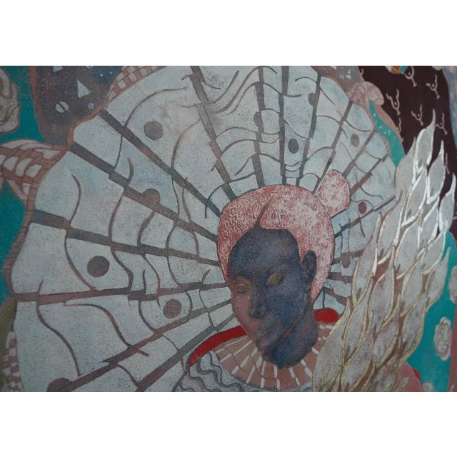 Contemporary Sax Berlin White Gold Lilies for the Dove of Peace 2015 For Sale - Image 3 of 10