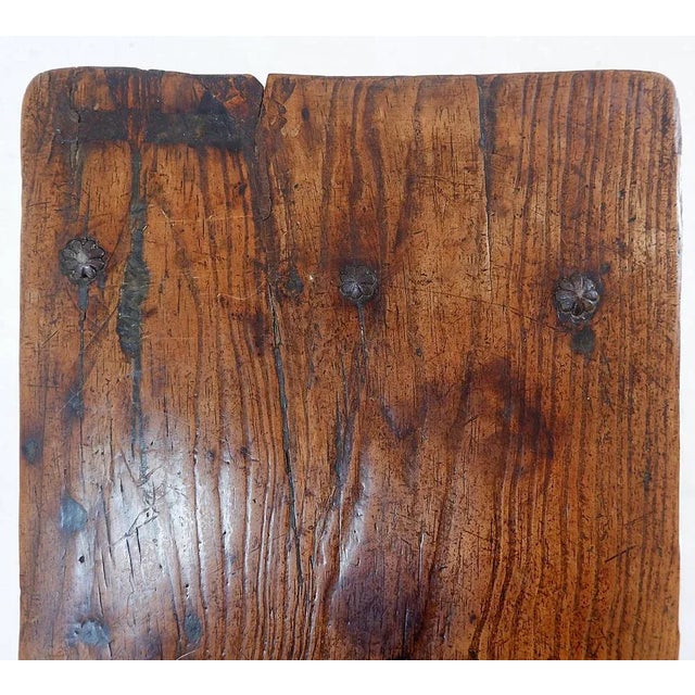 Spanish Chestnut Side or Bedside Table, 18th Century For Sale - Image 12 of 14