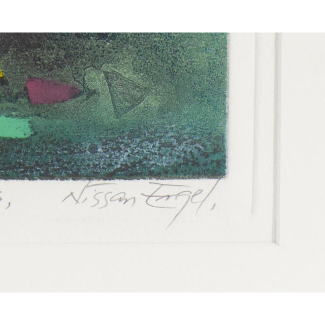 Contemporary “Printemps” Abstract Etching by Nissan Engel For Sale - Image 3 of 8