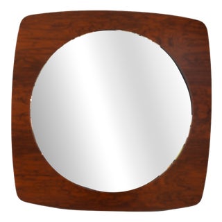 Danish Teak Mirror, 1960s For Sale