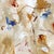 2020s Summertime Smell Goods - Original Neutral Floral Abstract Mixed Media Painting on Canvas For Sale - Image 5 of 9
