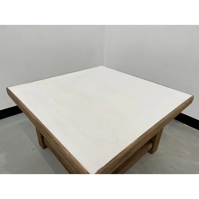 Brown Modern Oak Coffee Table, 1970s For Sale - Image 8 of 13