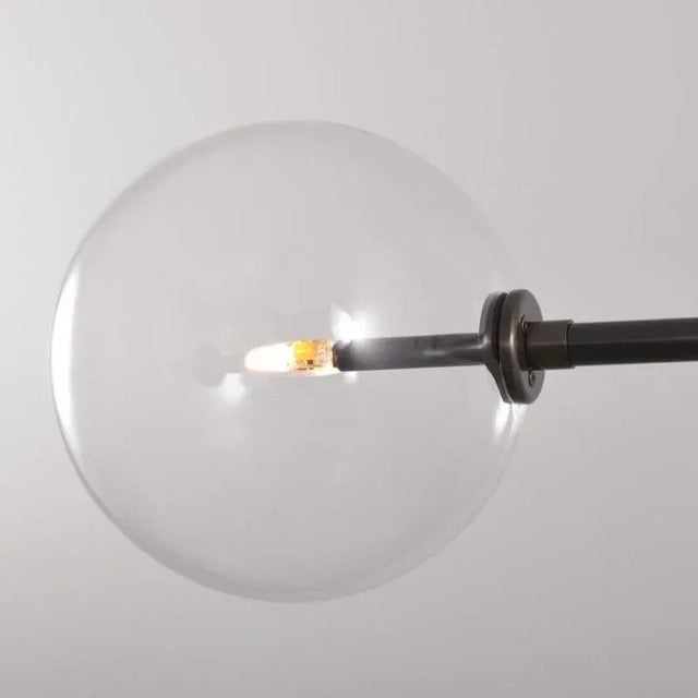 Contemporary Balance Black Gunmetal Lamp by Schwung For Sale - Image 3 of 6