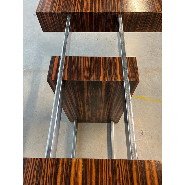 1960s 1960s Mid-Century Cantilevered Style Rosewood Desk For Sale - Image 5 of 10