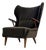 Model Vp 37 Oak and Teak Lounge Chair by Georg Thams, Denmark 1950's For Sale
