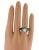 This Opal Diamond & Green Enamel 18k Yellow Gold Cocktail Ring in size 8 is a stunning piece of vintage and antique...