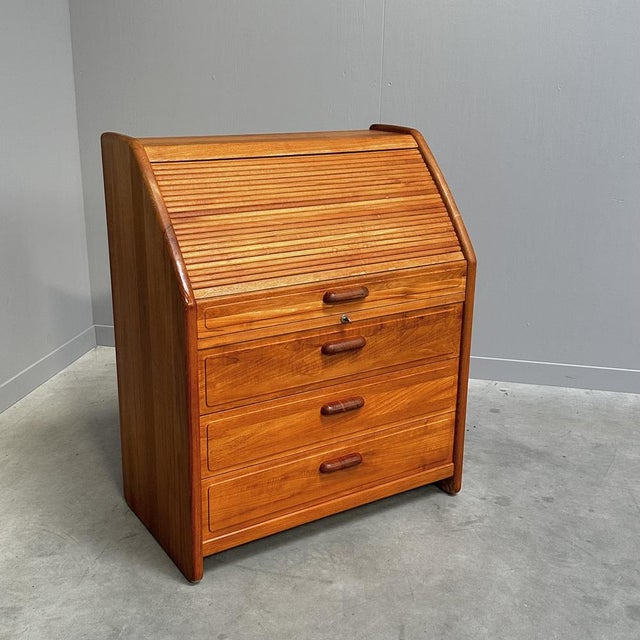 Danish Secretaire in Teak by Langeskov, 1960s For Sale - Image 4 of 18