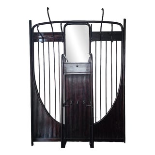 Vienna Secession Wandgarderobe Nr. 6 Hall Stand from Gebrüder Thonet, Austria, 1904 For Sale