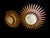 Large Spanish Sunburst Flush Mount in Gilt Metal 1950 For Sale - Image 4 of 6