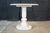 Stone Mid Century Italian Marble Scalloped Pedestal Side Table Sculpture Stand For Sale - Image 7 of 16