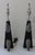 Midcentury Modern Table Lamps French Artisan Made "Totem" With New Custom Linen Shades - a Pair For Sale - Image 4 of 13