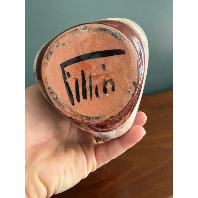 Beige Polia Pillin Art Pottery Mid to Late Century American For Sale - Image 8 of 10