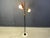 Black Mid-Century Italian Floor Lamp with Glass by Stilnovo, 1950s For Sale - Image 8 of 11