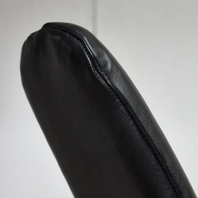 Black Leather Ergonomic Chair by Peter Opsvik for Stokke, 1983 For Sale - Image 13 of 17