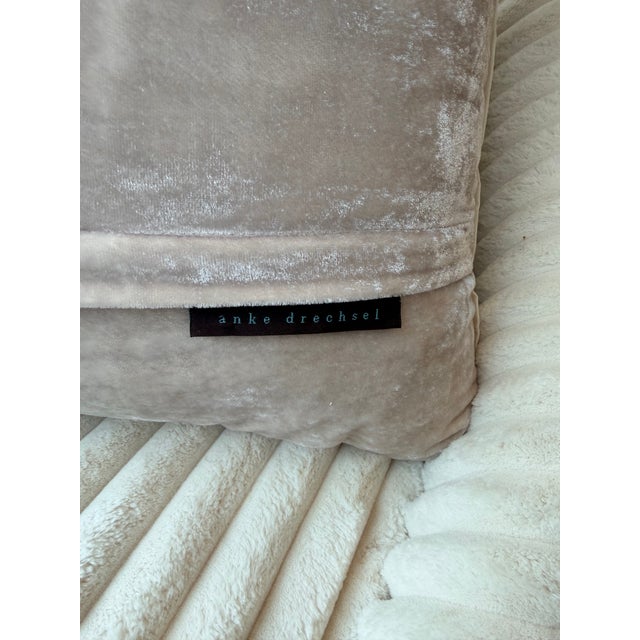 Made from silk, these pillows would be a unique addition to any room. Down inserts included. Anke Drechsel is a German...