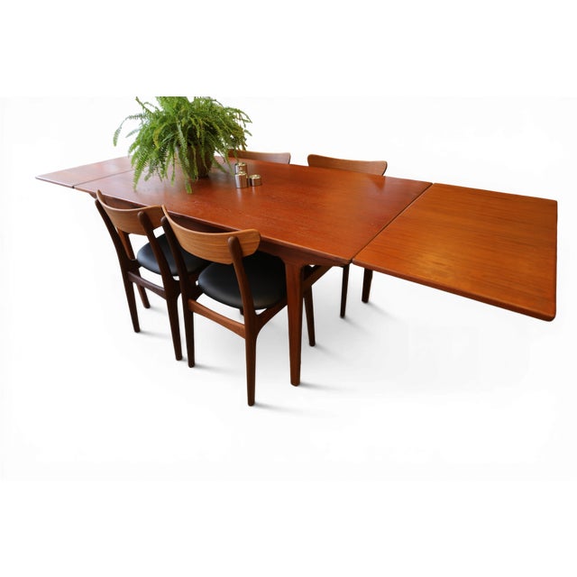 Danish Teak Dining Table with Double Extension, 1960s For Sale - Image 12 of 15