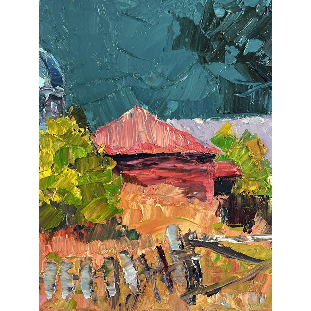 Oil Painting Churchyard Serdyuk Boris Petrovich For Sale - Image 6 of 11